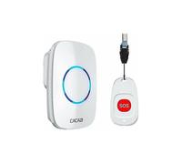 Système d'alarme pour la vie à domicile des patients âgés, téléavertisseur pour soignant, bouton d'appel sans fil, sonnette d'appel d'urgence