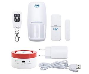 Système d'alarme sans Fil PNI Safe House PG600, système de sécurité Domestique Intelligent, Connexion sans Fil, Alarme antivol, Alarme sans Fil, Alerte Intelligente Via l'application TUYA iOS/Android