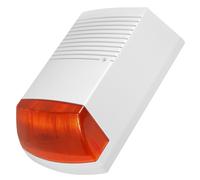 Système d'alarme solaire factice pour extérieur avec boîte et sirène LED