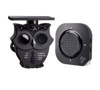 Système d'alarme solaire sans fil 1/2 mile de longue portée IP65, détecteur de mouvement à l'air dernière intervention et capteur de 120 dB, sirène sonore, système d'alerte de sécurité, moniteur