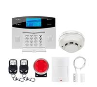Système d'alarme, Système d'alarme de sécurité à Domicile sans Fil GSM for l'application Tuya avec détecteur Mouvement Compatible(G2BW17)