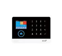 Système D'alarme WiFi 4G Tuya Smart Life APP Contrôle for Alarme De Sécurité À Domicile Capteur PIR Porte Kit Maison Intelligente Panneau Incendie Surveillance à Distance(Set K)