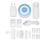 Système d'alarme WiFi Glomora avec Application sonore Sound and Light Phone Contrôle 433.92 MHz Système d'alarme de Porte Intelligente pour l'atelier d'appartement à Domicile