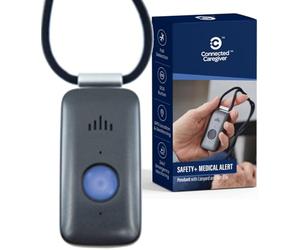 Système d'alerte médicale Safety+ 4G : détection de chute, localisation GPS, surveillance 24h/24, 7j/7, application mobile pour soignant, petit appel léger pour activer le bouton d'appel sans fil