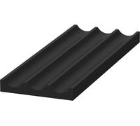 Système d'aménagement Duravit largeur 100mm, noir diamant, UV9576000000000