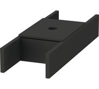 Système d'aménagement Duravit largeur 115mm noir diamant, sans découpe de siphon, UV9644000000000