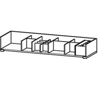 Système d'aménagement Duravit pour largeurs de caisson 118,4 cm, sans découpe pour siphon, UV985807878, Couleur: érable massif