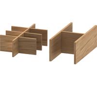 Système d'aménagement Duravit Set largeur 347mm, sans découpe de siphon, UV05180H5H50000, Couleur: Chêne naturel massif