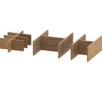 Système d'aménagement Duravit Set largeur 694mm, sans découpe de siphon, UV05250H5H50000, Couleur: Chêne naturel massif