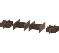 Système d'aménagement Duravit Set largeur 844mm, sans découpe de siphon, UV0528077770000, Couleur: Noyer américain massif