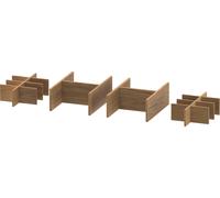 Système d'aménagement Duravit Set largeur 844mm, sans découpe de siphon, UV05280H5H50000, Couleur: Chêne naturel massif