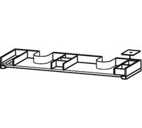 Système d'ameublement Duravit, adapté à une largeur de caisson de 1220 mm, avec découpes pour siphon, pour tiroir supérieur, UV982407777, Couleur: Noyer massif