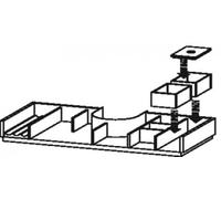 Système d'ameublement Duravit pour largeurs de caisson de 1150 mm, y compris découpe pour siphon, UV997707777, Couleur: Noyer massif