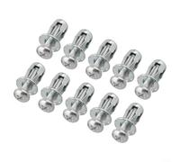 Système d'ancrage creux 10 ensembles d'écrous et vis d'expansion conçus pour fournir un soutien solide dans les structures peu profondes comme les murs (4 x 20 mm)