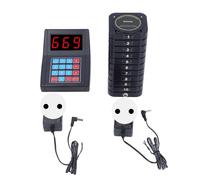 Système d'appel Brillixa, système de Pagination sans Fil avec Vibration sonore et alertes Flash, 10 téléspectateurs pour la Couverture de la région de la Restauration
