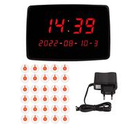 Système d'appel Gearwell, système de téléavertisseur sans Fil avec récepteur d'affichage PC et 30 Boutons d'appel imperméables, système d'alerte de Cloche d'appel Patient