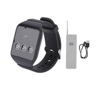 Système d'appel sans Fil, Boutons d'appel de téléavertisseur Soignant avec Options d'alerte Polyvalente 1 récepteur de Bracelet et 1 émetteur de clés Kit d'appel d'urgence pour la