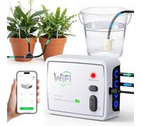 Système D'arrosage Automatique à Double Circuit Wi-Fi, pour 20 Plantes