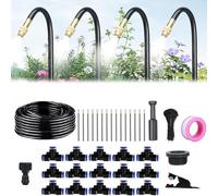 Système d'arrosage automatique de jardin incurvé à 360°, système d'arrosage de jardin, connexion rapide, conception économe en eau, buse réglable, système d'arrosage automatique à refroidissement par