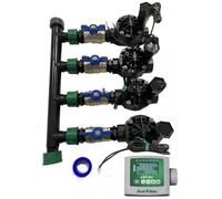 Système d'arrosage automatique - Rain Bird - Suinga - 4 zones - Programmateur ESP 9V - Électrovannes 24v