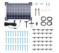 Système d'arrosage automatique solaire Timer d'irrigation intelligente économe en énergie avec 10 modes de synchronisation pour les usines extérieures intérieures ABS Material 9V
