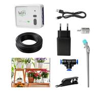 Système D'arrosage Automatique Wifi Pour Plantes D'intérieur Système D'arrosage Goutte à Goutte Intelligent à Double Pompe Contrôlable via App Ensemble D'arrosage Goutte à Goutte Réglable