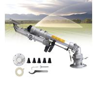 Système d'arrosage automatisé des cultures, arroseur intelligent à impact rotatif à 360° avec buse réglable pour l'irrigation de la ferme, conception d'économie d'eau
