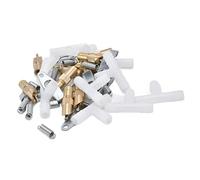 Système d'arrosage d'arrosage de volaille de boisseur de Mamelon Automatique 10 pcs Bulle améliorée en cuivre Durable en Plastique Acier Inoxydable pour Les Lapins rongeurs