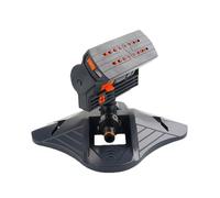 Système d'arrosage de pelouse, pulvérisateur de Cour oscillant, 16 Buses, Mini Turbine Robuste, Base lestée de Grande pour parterres de Fleurs de Cour extérieure, Parc de légumes, Ferme, équip