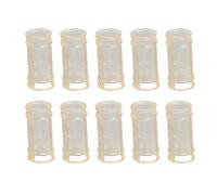 Système d'arrosage de volaille Xoyixoyi, Adaptateur d'alimentation du bétail, pour la Ferme de Poulet, connecteur de Tuyau en Plastique, Adaptateur de Mamelon Buveur 10pcs pour (Blanc)