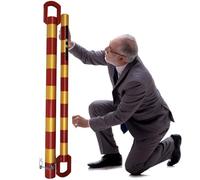 Système de barre de remorquage verrouillable robuste pour remorquage sécurisé à plat de voitures, camionnettes, camions, remorques et bateaux, design anti-collision