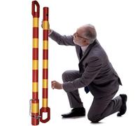 Système de barre de remorquage verrouillable robuste pour remorquage sécurisé à plat de voitures, camionnettes, camions, remorques et bateaux, design anti-collision
