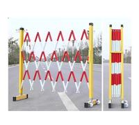 Système de barrière de contrôle de foule rétractable portable avec poulie - Barricades métalliques extensibles pour solutions de clôture temporaires de garage, école et centre commercial