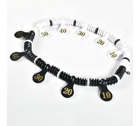 Système de billard pour score Keeper avec boutons perlés pour table de billard et palets, panneau de fibres résistant à l'usure pour marquer les jeux