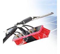 Système de Brosse à Eau en Fibre de Carbone Haute Résistance, Perche Télescopique Non Pliable pour Nettoyage Professionnel, Technologie Flow-Thru pour Toit Sécurisé(6.0m(20FT))