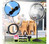 Système de Brumisation, 6MBrumisateur Extérieur, Système de Brumisation Extérieur Fan, Brumisateur Terrasse 6 Buse