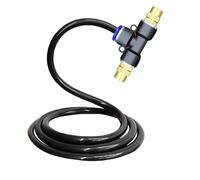 Système de buse brumisateur - Buse de brumisation réglable à 3 têtes avec perche d'extension flexible de 8 mm, pulvérisateur à basse pression, longueur 50 cm