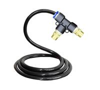 Système de buse brumisateur - Buse de brumisation réglable à 3 têtes avec perche d'extension flexible de 8 mm, pulvérisateur à basse pression, longueur 50 cm