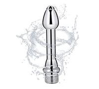 Système de buse de lavement de douche, pommeau de douche en aluminium à 5 trous, système de rinçage propre en aluminium, hygiène intime, kit de nettoyage du côlon pour homme et femme, argent