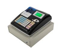 Système de caisse, tiroir-caisse, caisse enregistreuse, gestion de l'argent liquide, imprimante thermique, 50 employés, 48 touches, 10 000 PLU, 36 départements, traiteur, supermarchés, magasins de