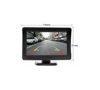 Système de caméra de recul avec écran couleur TFT LCD de 4,3 pouces, moniteur sans fil pour voitures et camions, compatibilité universelle,