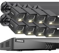 Système de caméra de sécurité, 5MP haute résolution, 8CH DVR avec vision nocturne, 8CH DVR 8 pièces Kits-b, Aucune