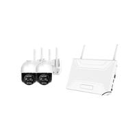 Système de caméra de sécurité 8MP 4K à Double Objectif et Zoom 10X, Suivi Automatique, kit de caméra extérieure 10 canaux, système de vidéosurveillance NVR(3T(户外运动),10CH NVR 2 Camera_US Plug)
