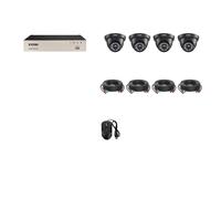 Système de caméra de sécurité, enregistreur DVR 8 canaux, caméras intérieures et extérieures, type N, 1T