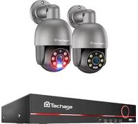 Système de caméra de sécurité IP, 8CH NVR, 2 ou 4 caméras, HD 5MP ou 8MP, 8CH NVR 2 pièces caméra 5MP, 1T HDD intégré