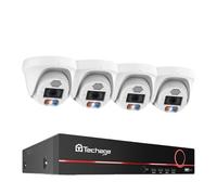 Système de caméra de sécurité POE, résolution 4K, reconnaissance faciale