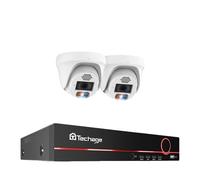 Système de caméra de sécurité POE, résolution 4K, reconnaissance faciale