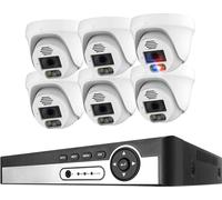 Système de caméra de sécurité, résolution 4K, reconnaissance faciale IA, 8CH NVR 6 CAM 5MP, 3T (sport en plein air)