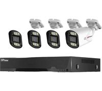 Système de caméra de sécurité, résolution 8MP, 4 caméras, IP66 étanche, 1x4CH NVR 4x8MP caméras, 1T