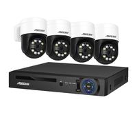 Système de caméra de sécurité, résolution 8MP, technologie de reconnaissance faciale, 1T, caméra 4CH NVR 4 AI